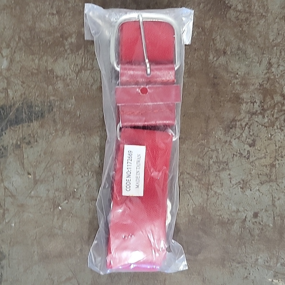 Red Youth Baseball Belt